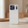 Klassiek - Visgraat - Grijs Telefoonhoesje iPhone 17 Pro klein 878 -sfeer2