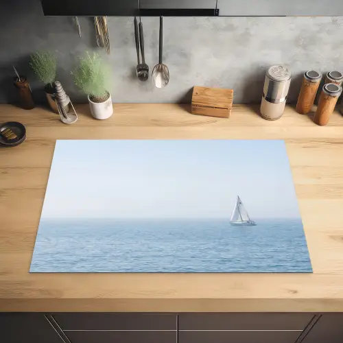 Horizon - Zeilboot - Zee Inductie beschermer vinyl 3mm klein -sfeer5