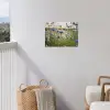 Bloemen - Zomer - Korenbloem - Blauw - Zon - Wolken tuinposter los doek klein -sfeer8