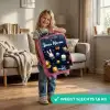 Dieren - Astronaut - Planeten - Sterren Kinderkoffer - Roze klein -sfeer2_NL
