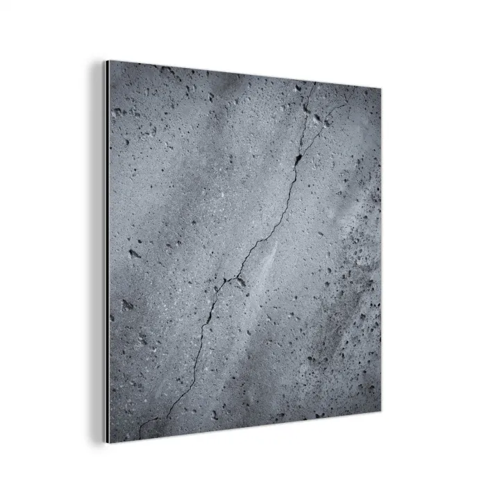 Beton - Grijs - Scheur aluminium wit klein -3d