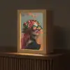 Vrouw - Kroon - Tomaat - Bascilicum - Zonnebril Light Box met kabel (Tafellamp) klein -z3d_website