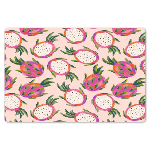 Drakenfruit - Patroon - Roze Placemat vinyl groot 368 -zzsfeer1_Kitchenyeah-website