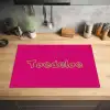 Toedeloe - Groen - Roze Inductie beschermer vinyl 3mm klein -sfeer5