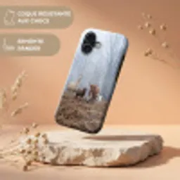 Boerderijdieren - Groep - Mist - Natuur - Rustiek Toughcase MagSafe Apple iPhone 17 klein -USP_RandenV_FR