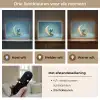 Maan - Ruimtewezen - Blauw Light Box met batterij (Wandlamp kind) middel -USP_lichtkleurNL