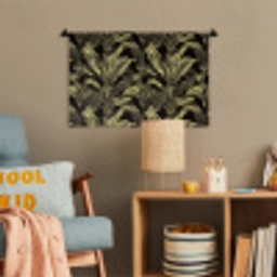 Botanisch - Bladeren - Groen Wandkleed katoen klein 269 -wsfeer4_kind