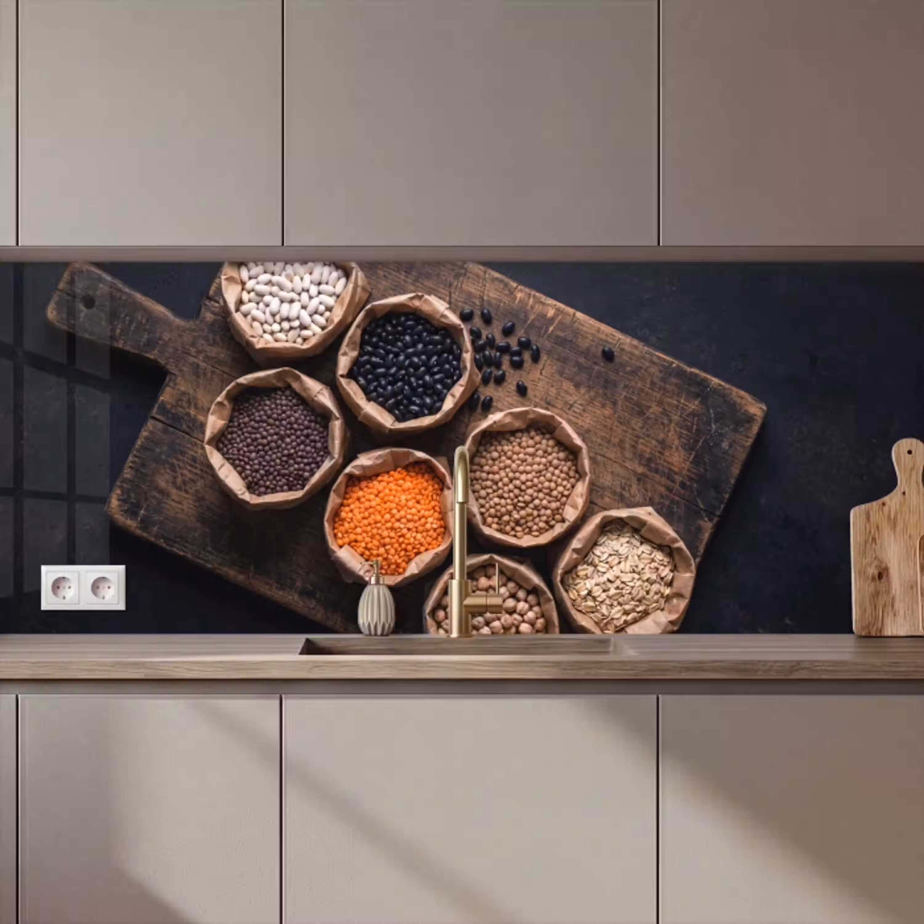 Eten - Zakjes - Voeding keuken achterwand 2 middel zz_3dshopping