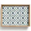 Grafisch - Tegel - Blauw Dienblad Rechthoek middel 911 -z3d_shopping