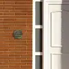 Olijfgroen - Klassiek Naambord Hexagon klein -sfeer3-hexagon-XS