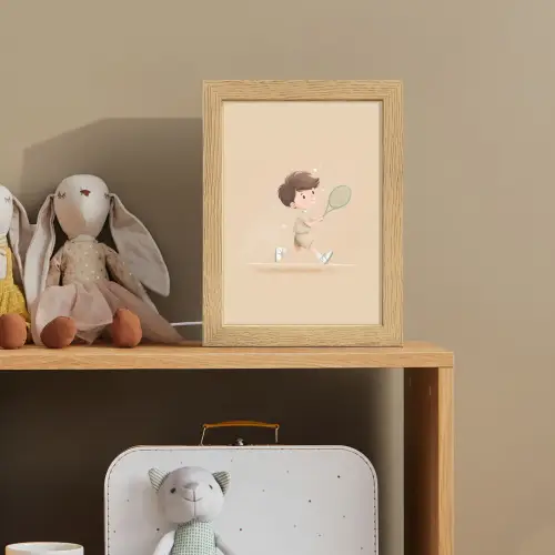 Tennis - Jongen - Sterretjes Light Box met kabel klein -sfeer2_kind