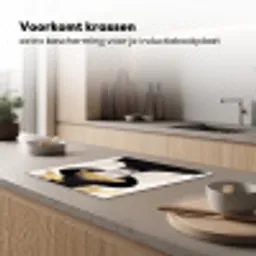 Vrouw - Portret - Modern - Goud - Kunst Inductie beschermer vinyl 3mm middel -sfeer1