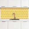 Patroon - Motief - Geel keuken achterwand 2 middel 871 -3d