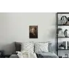 Zelfportret - Schilderij van Rembrandt van Rijn Muursticker klein -slaapkamer