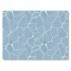 Organisch - Patroon - Blauw muismat rubber klein 262 -3d
