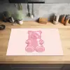 Beer - Roze - Snoep Inductie beschermer vinyl 3mm klein -sfeer5