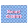 Sweet dreams - Vierkanten - Roze - Blauw Placemat vinyl groot -zzsfeer1_Kitchenyeah-website
