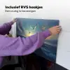 Meeuwen - Zee - Wolken -Blauw Inductie beschemer met haakjes klein -ky-ophangen-nl