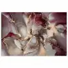 Goud - Marmer - Paars poster papier klein -3d
