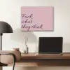 Fuck what they think - Roze - Minimalistisch PET vilt klein -sfeer5