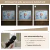 Fee - Bloemen - Sprookje - Blauw Light Box met batterij (Wandlamp kind) middel -USP_dimbaarNL