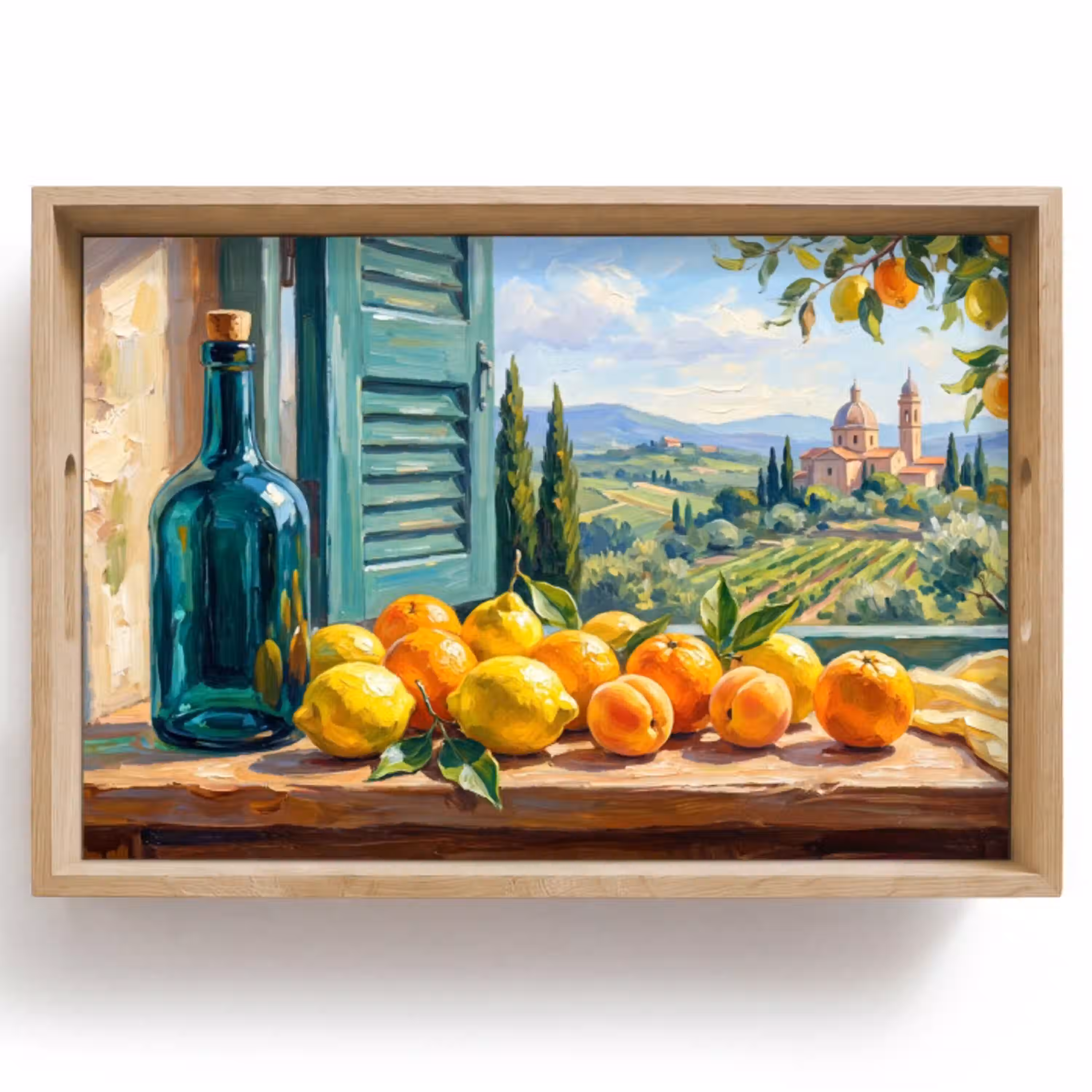 Fles - Fruit - Stilleven Dienblad Rechthoek middel -z3d_shopping