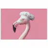 Flamingo - Roze - Koksmuts - Vogel poster papier klein -3d