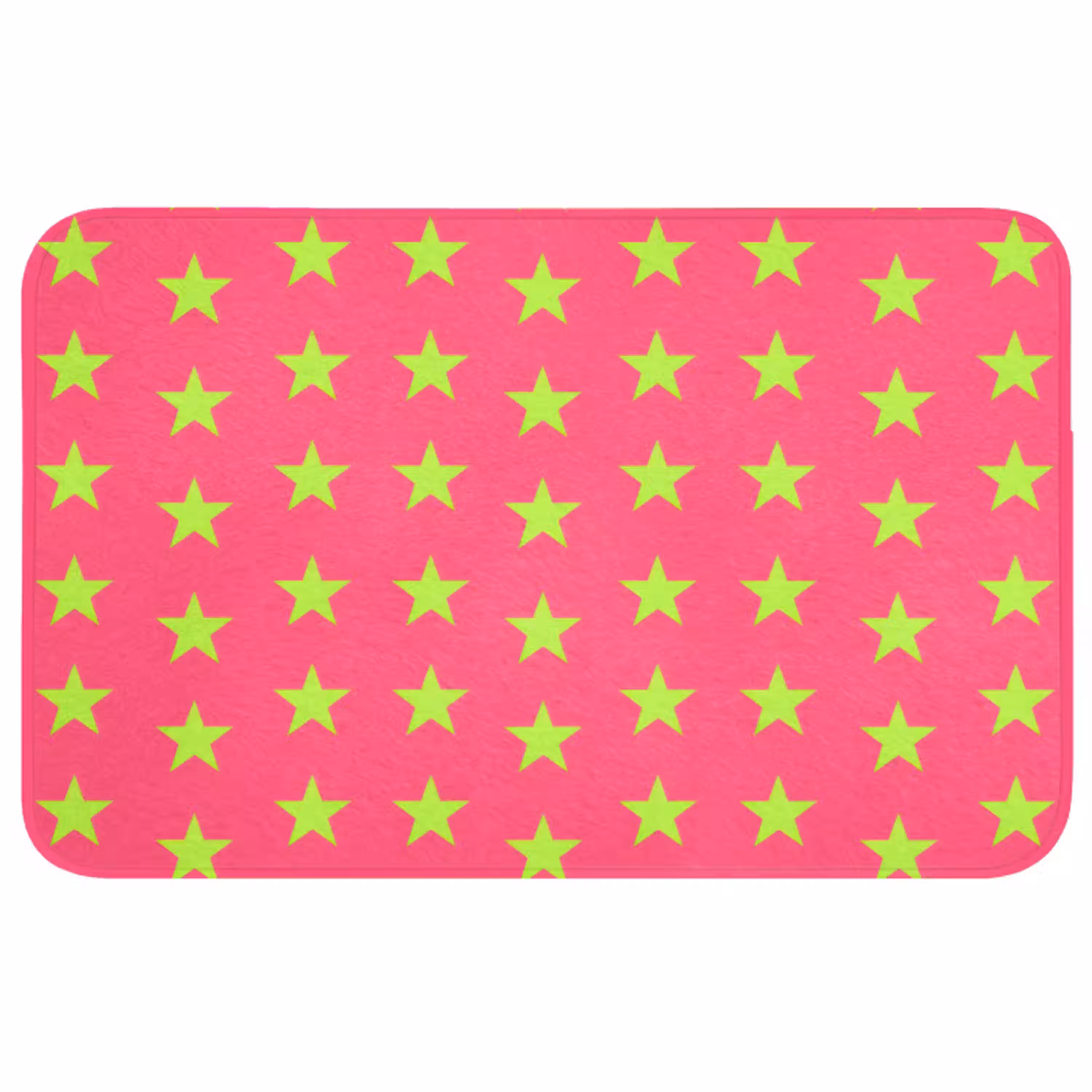 Sterren - Patroon - Roze Badmat middel 997 -3d