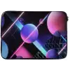 Bollen - Neon - Lijnen - Roze laptophoes neopreen klein -zkaufland3dotto