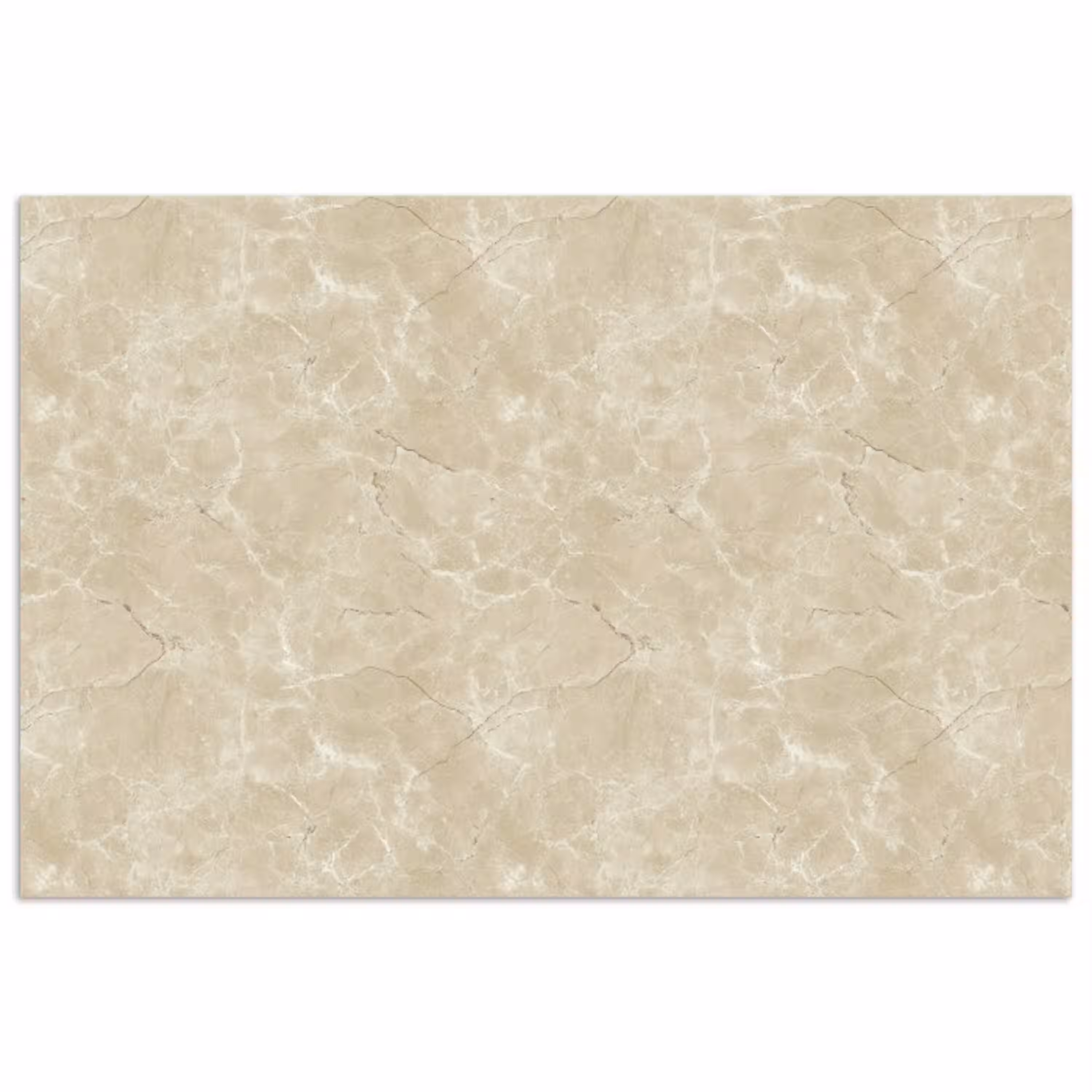 Lichtbeige - Marmer - Diffusie adering poster papier klein 62 -3d