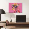 Giraf - Roze - Bril - Sjaal PET vilt klein -sfeer5
