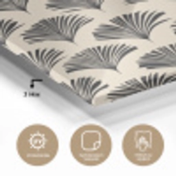 Waaiers - Botanisch - Zwart - Beige plexiglas 5mm klein 11 -wsfeer2_DE