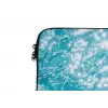 Badeend - Dobberen - Blauw laptophoes neopreen klein -detail