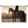 Harmonie - Ruiter - Zon Wandkleed katoen middel -zz3d