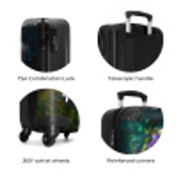 Polly Pup NBS - Handbagage koffer - Kinderen Unisex middel zzzzzzzbolletjes_ENG