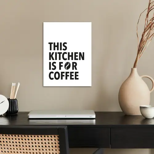 Quotes  - Koffie - Bonen - Modern poster papier klein -sfeer1
