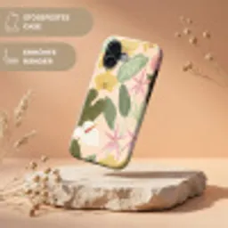 Patroon - Bloemen - Kleurrijk Toughcase MagSafe Apple iPhone 17 klein -USP_RandenV_DE