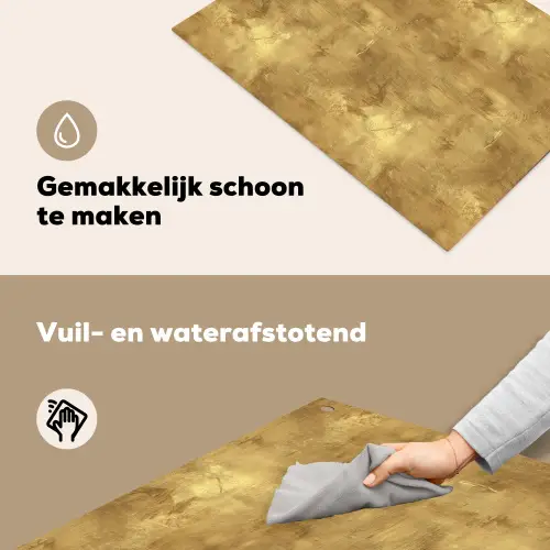Industrieel - Textuur - Goud Inductie beschemer met haakjes klein 777 -ky-schoon-nl