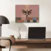 Illustratie - Vogel - Vlakken - Kleurrijk PET vilt klein -sfeer5