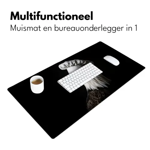 Arend -Amerika - Koksmuts - Vogel - Stoer Muismat XXL klein -sfeer4