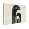 Bogen - Donkergroen - Lijnen canvas 2cm klein -z3d