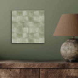 Vlakken - Rustiek - Groen aluminium wit klein 46 -sfeer2