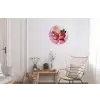 Disco - Fruit - Glitter - Strawberry Wandcirkel aluminium klein -woonkamer