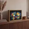 Graffiti - Sport - Zwemmen - Zwembril Light Box met batterij (Wandlamp) middel -sfeer2