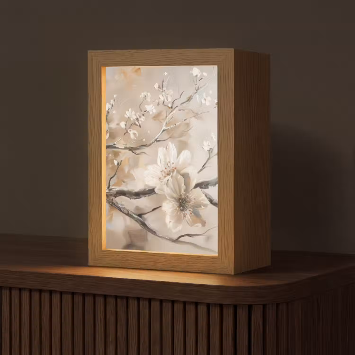 Tischlampe - Blumen - Natur - Weiß - Blüte - Abstrakt