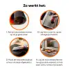 Vrouw - Gezicht - Kleurrijk Inductie beschermer vinyl 3mm klein -zzzzzzz-td-werking