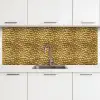 Metaal - Dynamisch - Goud keuken achterwand 2 middel 871 -3d