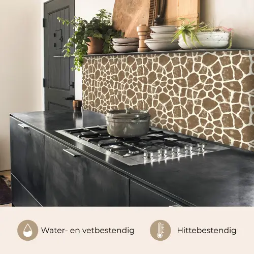 Giraf - Klassiek - Bruin keuken achterwand 2 middel 871 -usp_NL