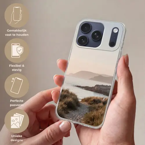 Landschap - Kust - Duinen Telefoonhoesje iPhone 17 Pro klein -sfeer3_NL