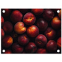 Fruit - Close up - Nectarines tuinposter los doek klein -3d